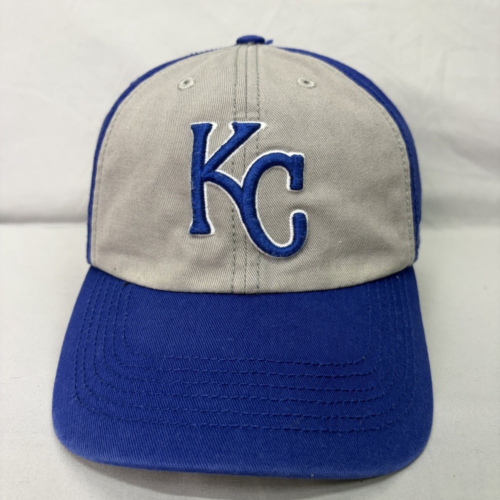 '47 Brand Kansas City Royals MLB Hat Men OSFM Blue Grey Embroidered Cap
